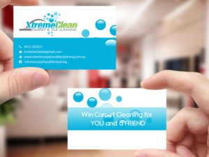 Business Card Design by Creations Box 2015 for Xtreme Carpet and Tile Cleaning | Design: #11618316