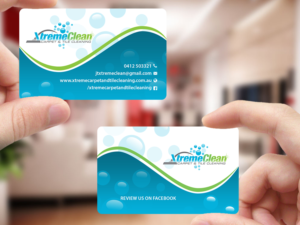 Business Card Design by Creations Box 2015 for Xtreme Carpet and Tile Cleaning | Design: #11626685