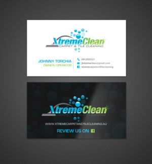 Business Card Design by chandrayaan.creative for Xtreme Carpet and Tile Cleaning | Design: #11644649