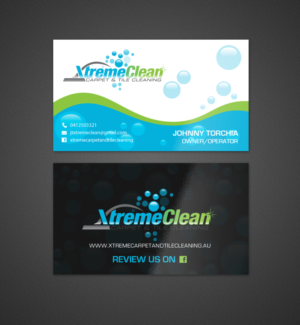Business Card Design by chandrayaan.creative for Xtreme Carpet and Tile Cleaning | Design: #11644652