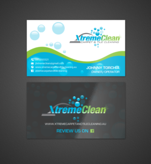Business Card Design by chandrayaan.creative for Xtreme Carpet and Tile Cleaning | Design: #11644688