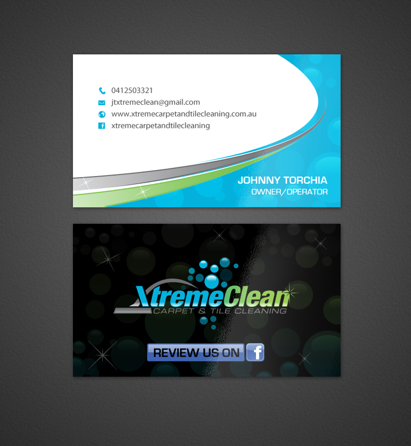 Business Card Design by chandrayaan.creative for Xtreme Carpet and Tile Cleaning | Design #11655071