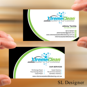 Diseño de Tarjeta de Presentación por SL Designer para Xtreme Carpet and Tile Cleaning | Diseño: #11610514