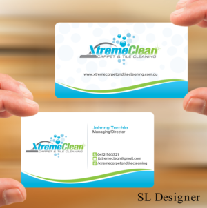Business Card Design by SL Designer for Xtreme Carpet and Tile Cleaning | Design: #11610520