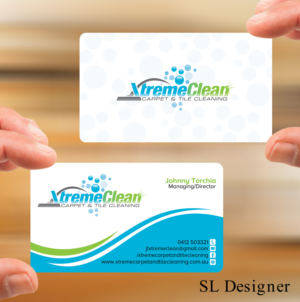 Business Card Design by SL Designer for Xtreme Carpet and Tile Cleaning | Design: #11610521