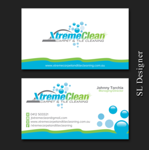 Business Card Design by SL Designer for Xtreme Carpet and Tile Cleaning | Design: #11610628