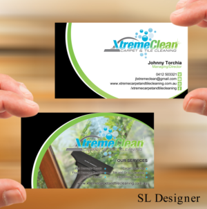Business Card Design by SL Designer for Xtreme Carpet and Tile Cleaning | Design: #11631193