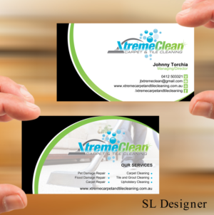 Business Card Design by SL Designer for Xtreme Carpet and Tile Cleaning | Design: #11633895