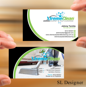 Business Card Design by SL Designer for Xtreme Carpet and Tile Cleaning | Design: #11642944