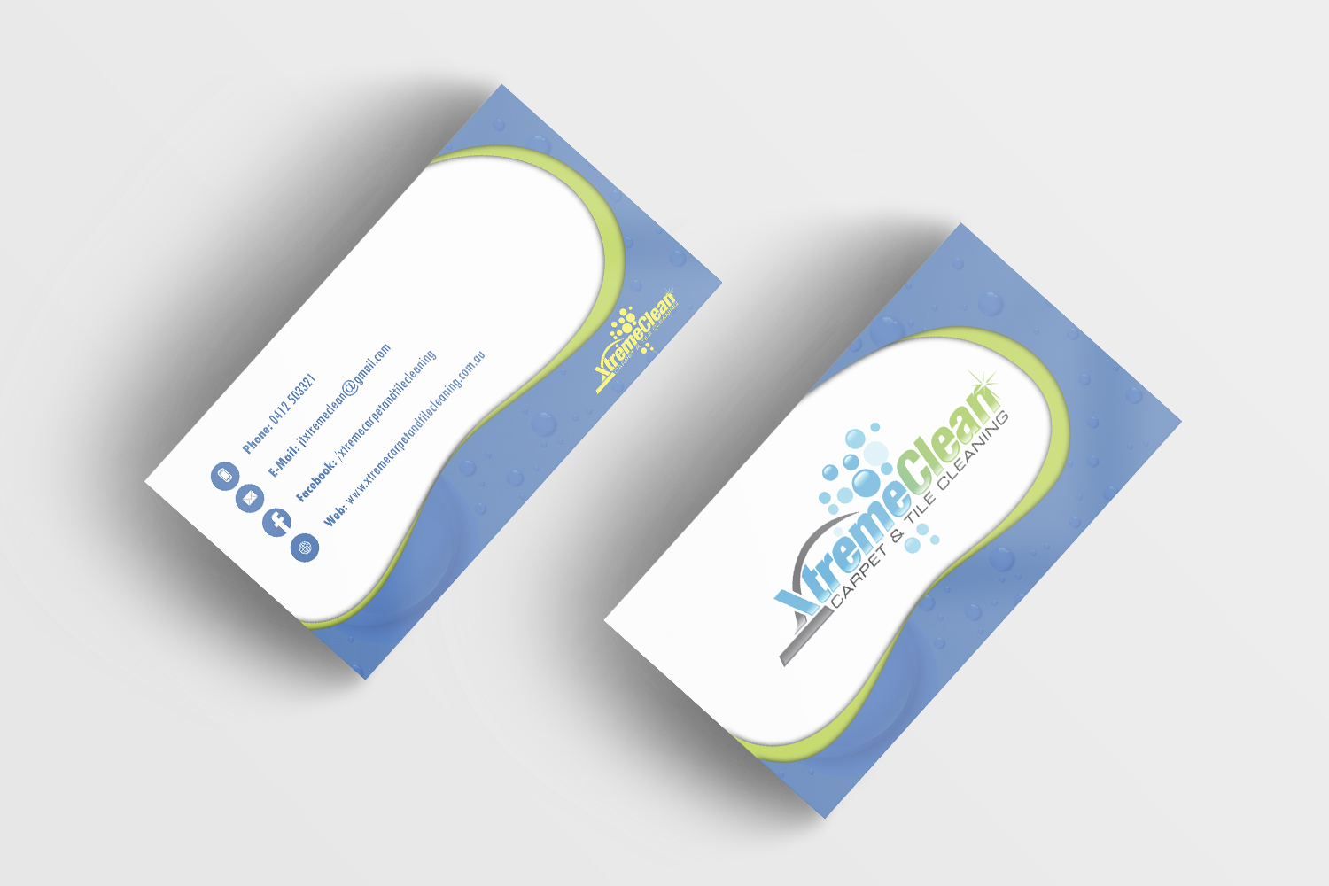 Diseño de Tarjeta de Presentación por TTK para Xtreme Carpet and Tile Cleaning | Diseño #11613983