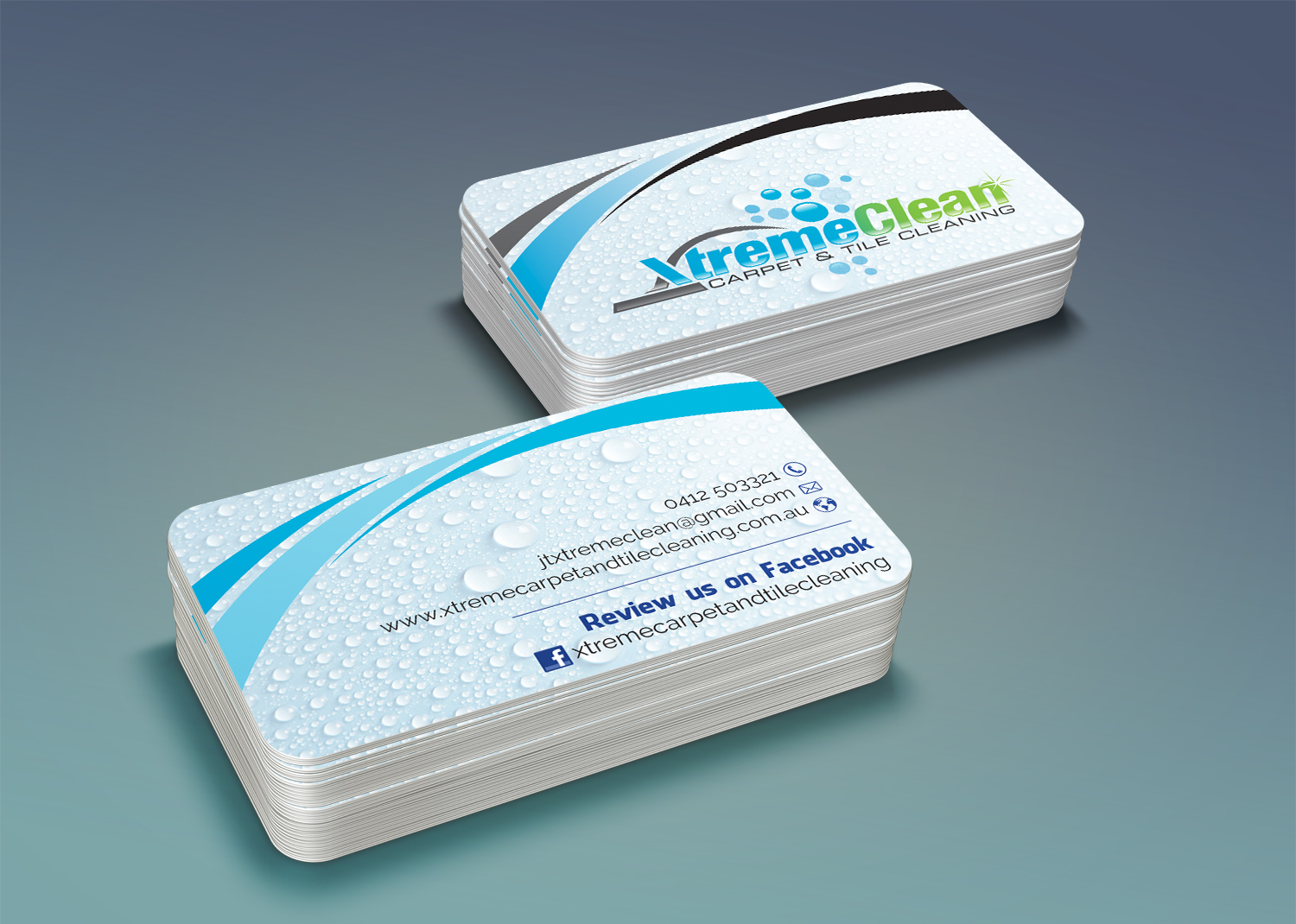 Visitenkarten-Design von alhemique1 für Xtreme Carpet and Tile Cleaning | Design #11649540