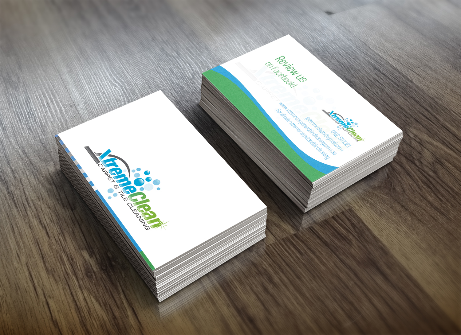 Business Card Design by alejo_deaza for Xtreme Carpet and Tile Cleaning | Design #11656975