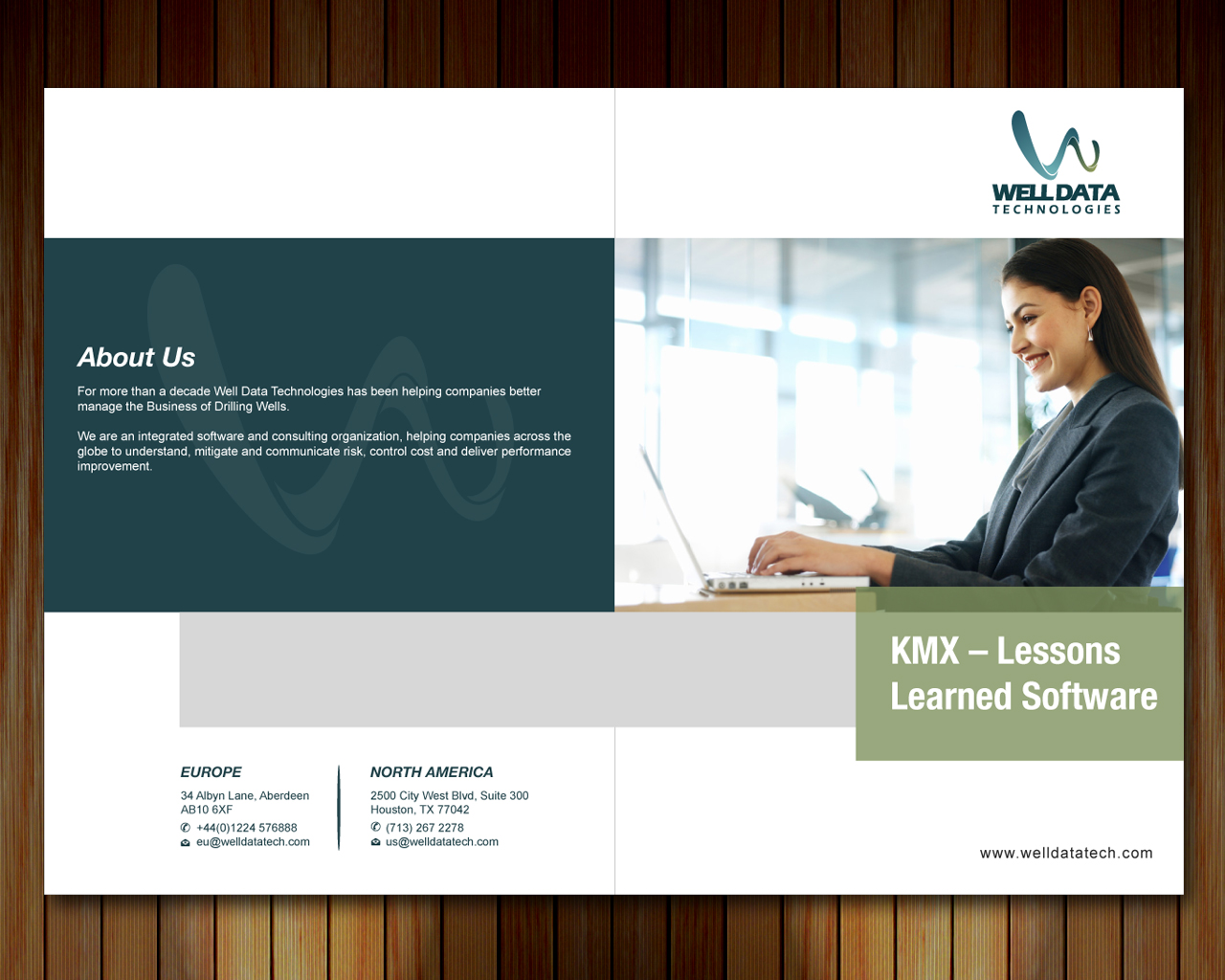 software brochure design