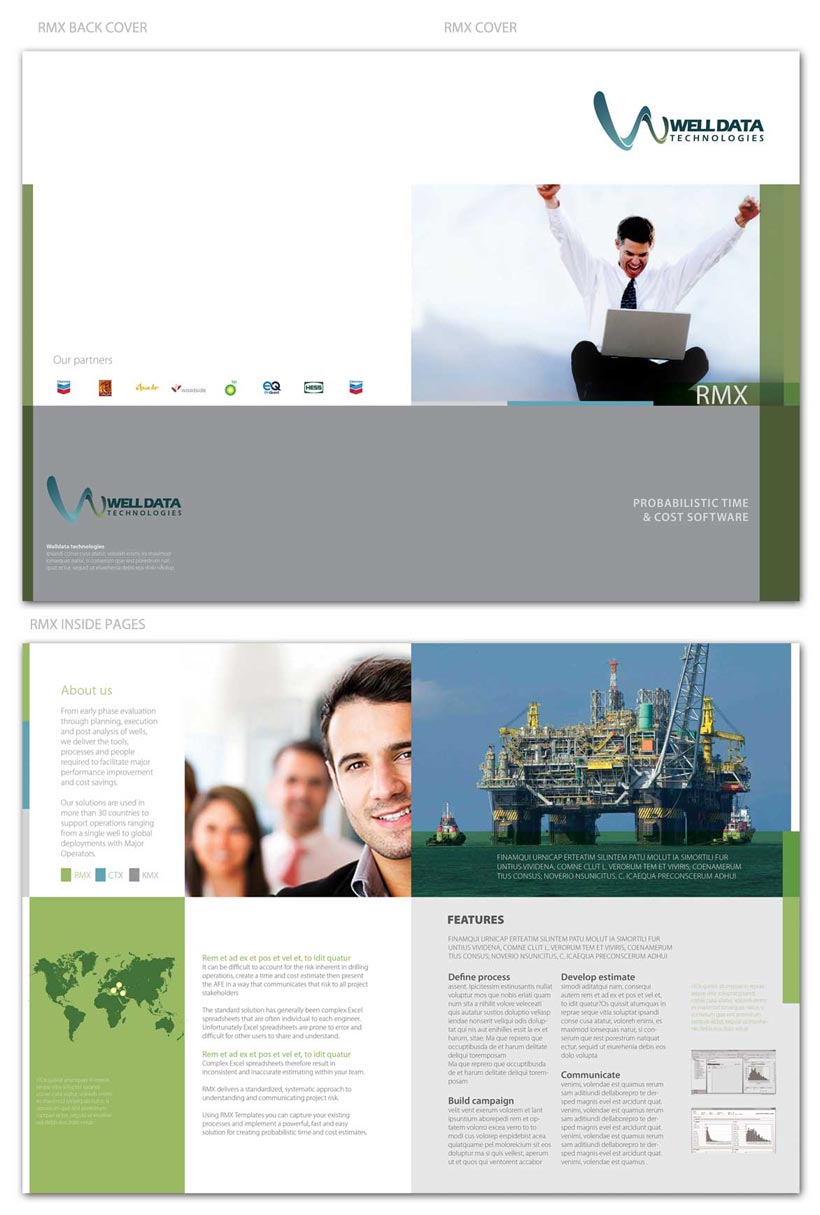 Brochure Design by san011 for Well Data Technologies | Design #2410288