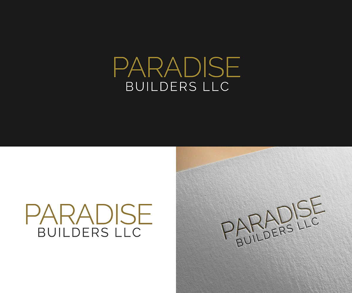 Logo Design by International Designers for Paradise Builders | Design #11677512