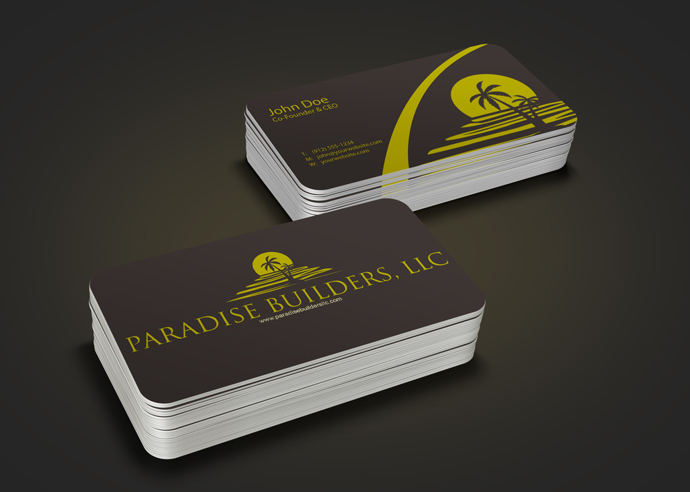 Logo Design by R.Bello for Paradise Builders | Design #11680057