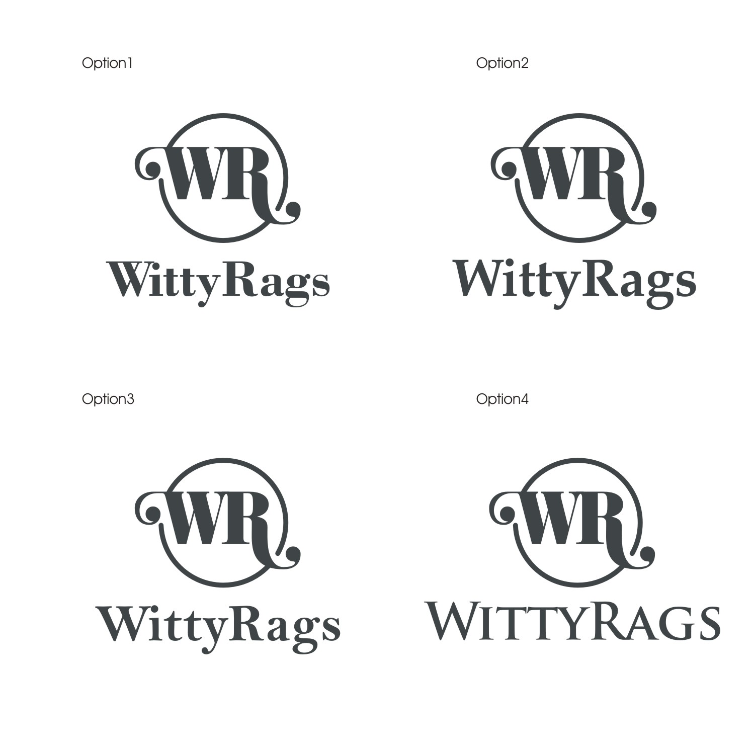 Logo Design by Actives for Witty Rags | Design #11730078