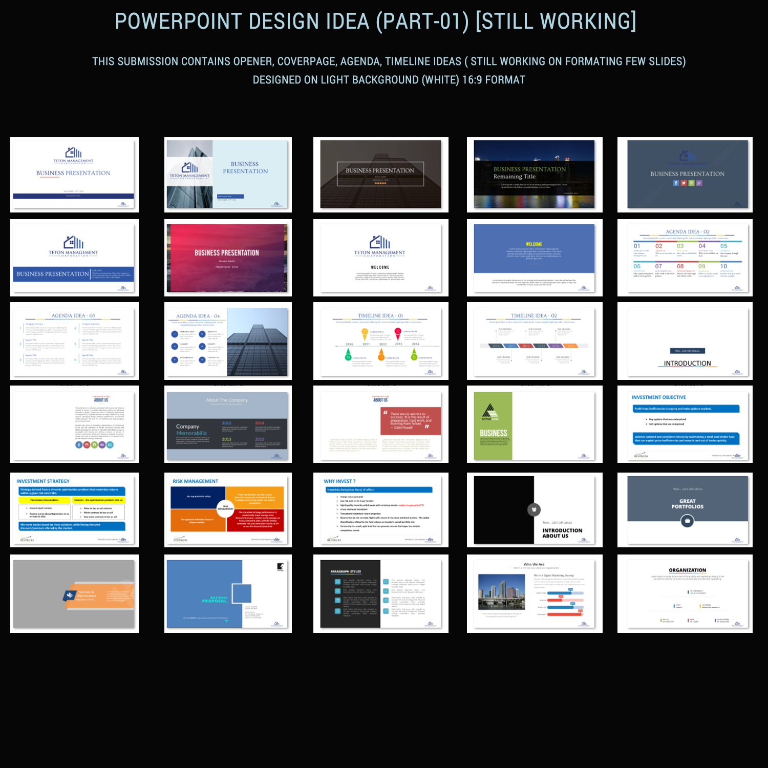 PowerPoint Design by Venkat for this project | Design #11624725