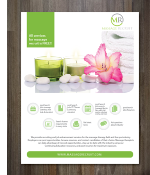 Flyer Design by alex989 for Massage Recruit | Design: #11638593