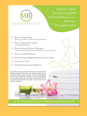 Flyer Design by LeonFX for Massage Recruit | Design #11645839
