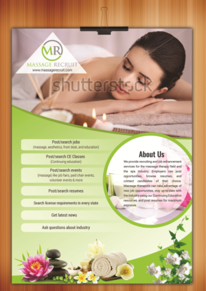Flyer Design by SD WEBCREATION for Massage Recruit | Design #11650115