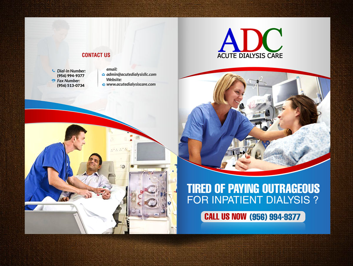Broschüren-Design von debdesign für Acute Dialysis Care | Design #11624716