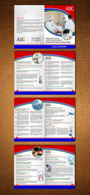 Brochure Design by creative.bugs for Acute Dialysis Care | Design: #11623110