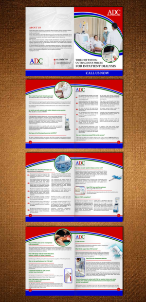Brochure Design by creative.bugs for Acute Dialysis Care | Design: #11644956