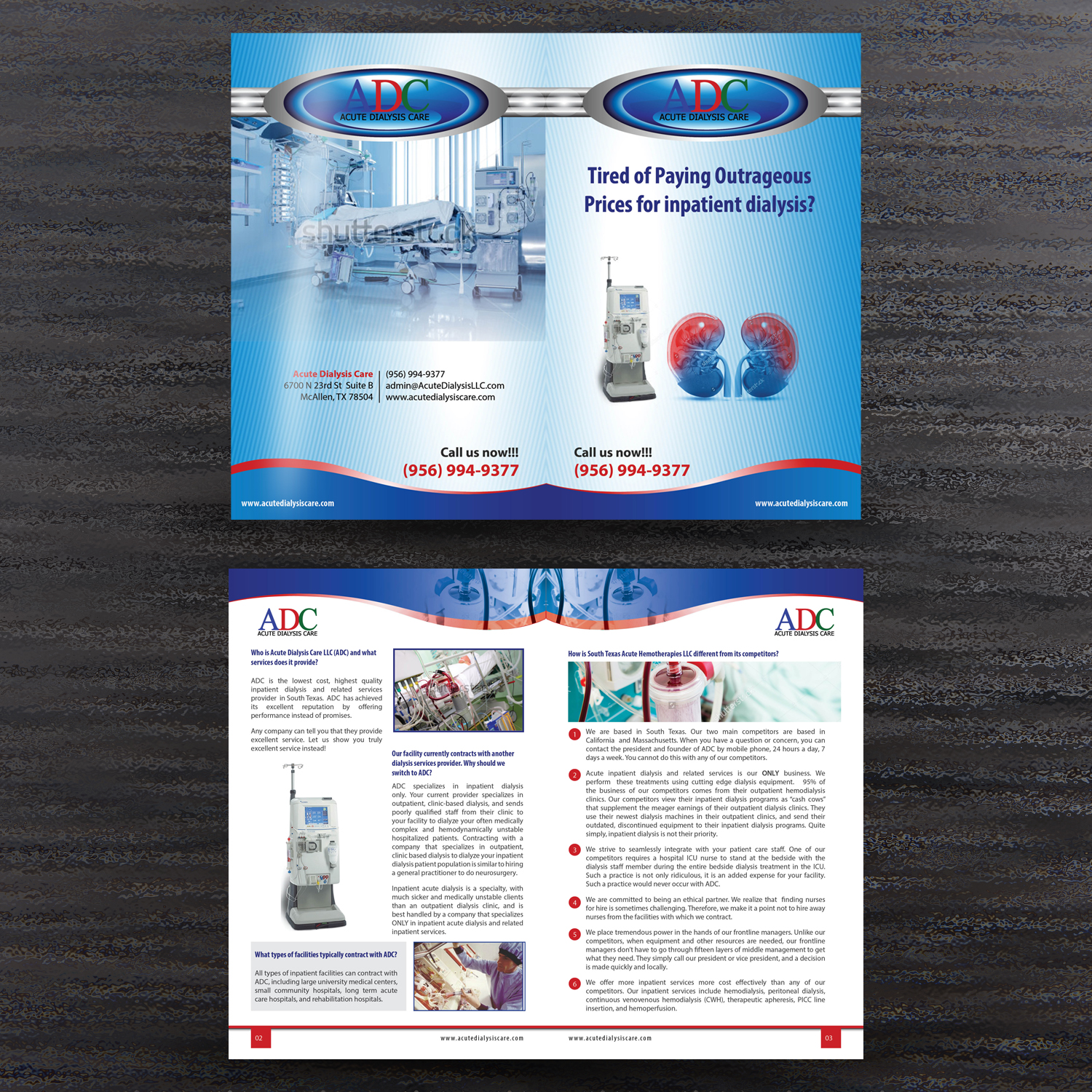Brochure Design by CreativeTrends for Acute Dialysis Care | Design #11684010