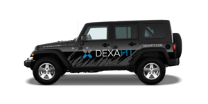 Vehicle Wrap Design - Fitness - Jeep Wrangler 4 Door | Design de Panneau par Maestroto