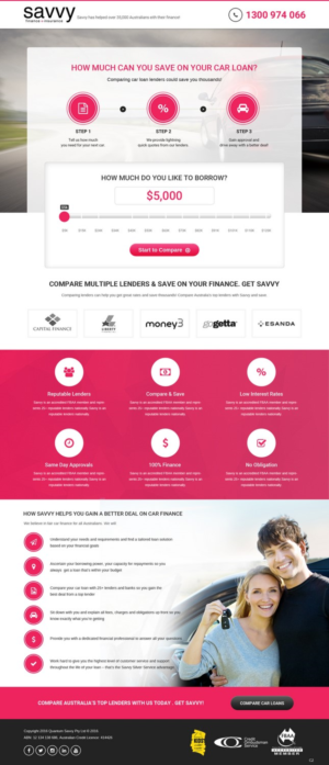 Landing Page Design by pb for this project | Design: #11651854