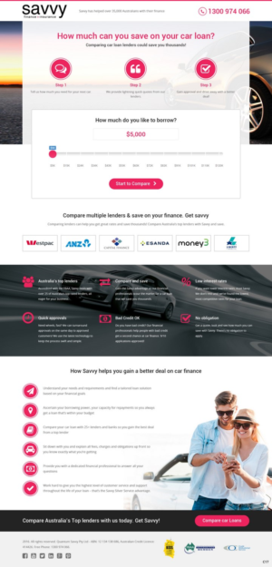 Landing Page Design by pb for this project | Design: #11651855