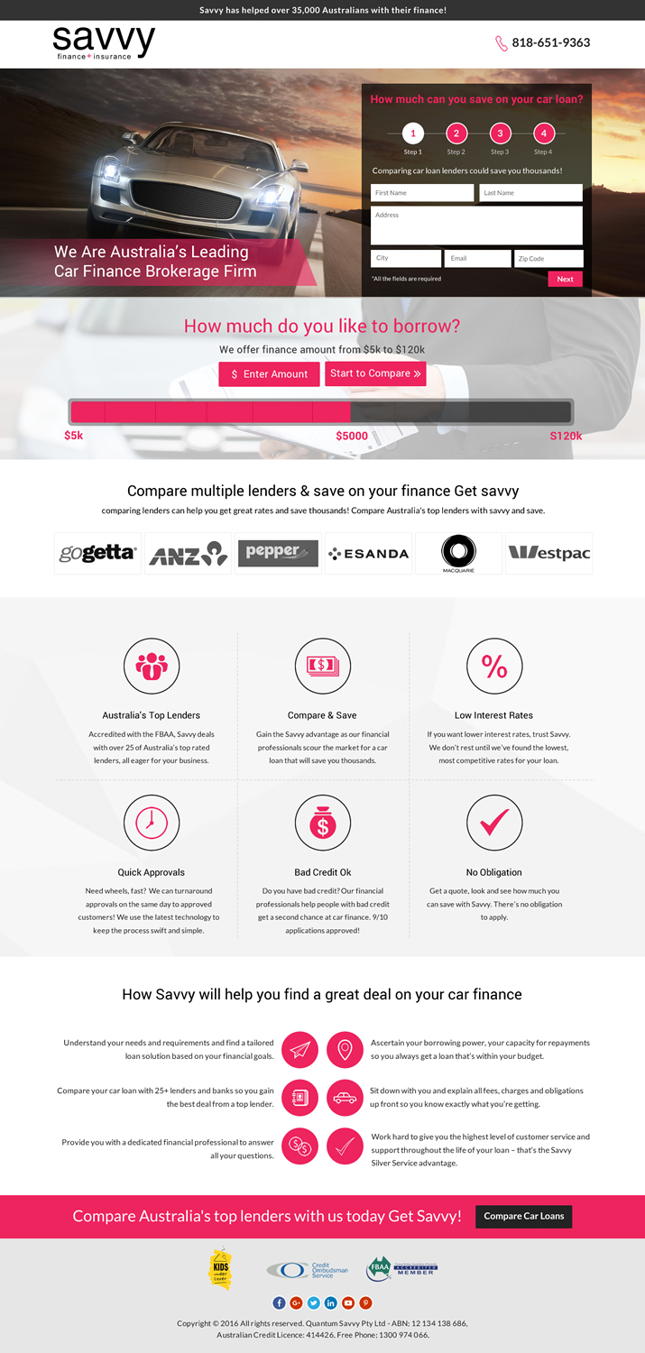 Landing Page Design by Sbss for this project | Design #11672801