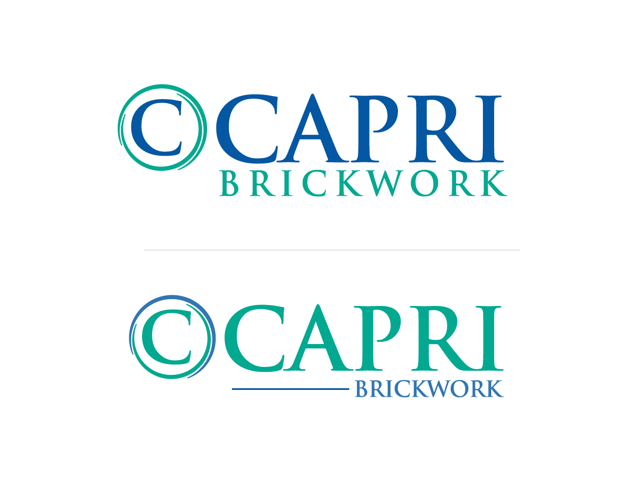Logo-Design von Shima für capri brickwork and building services | Design #11653705