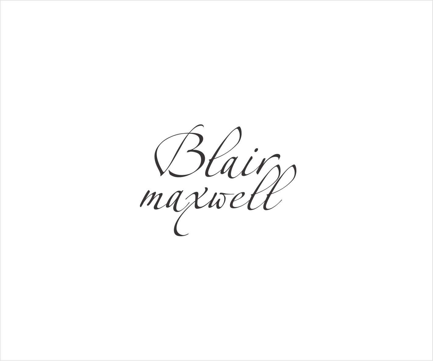 Logo Design by Diana999 for Blair Maxwell | Design: #11641679