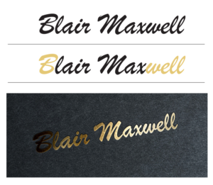 Logo-Design von Fk_Design für Blair Maxwell | Design: #11637404