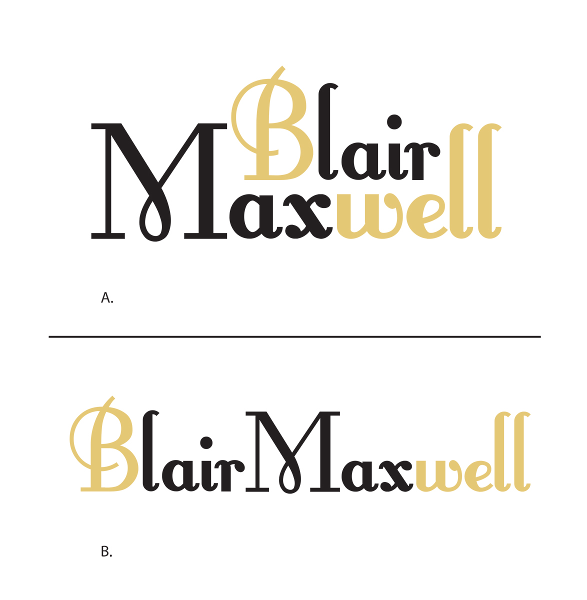 Logo-Design von Fk_Design für Blair Maxwell | Design #11637520