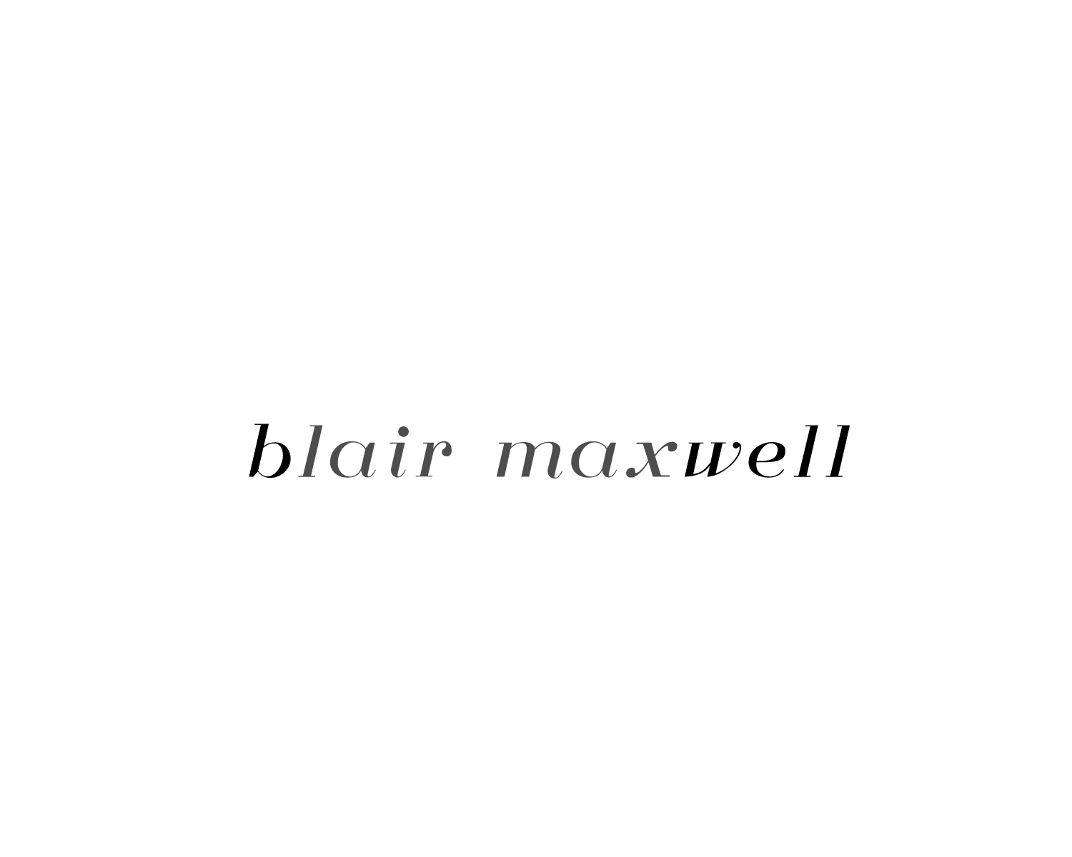Logo-Design von AlexMorisseau für Blair Maxwell | Design #11624307