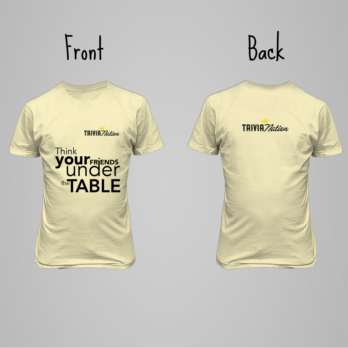 T-shirt Design by dotnot for Trivia Nation | Design #11686887