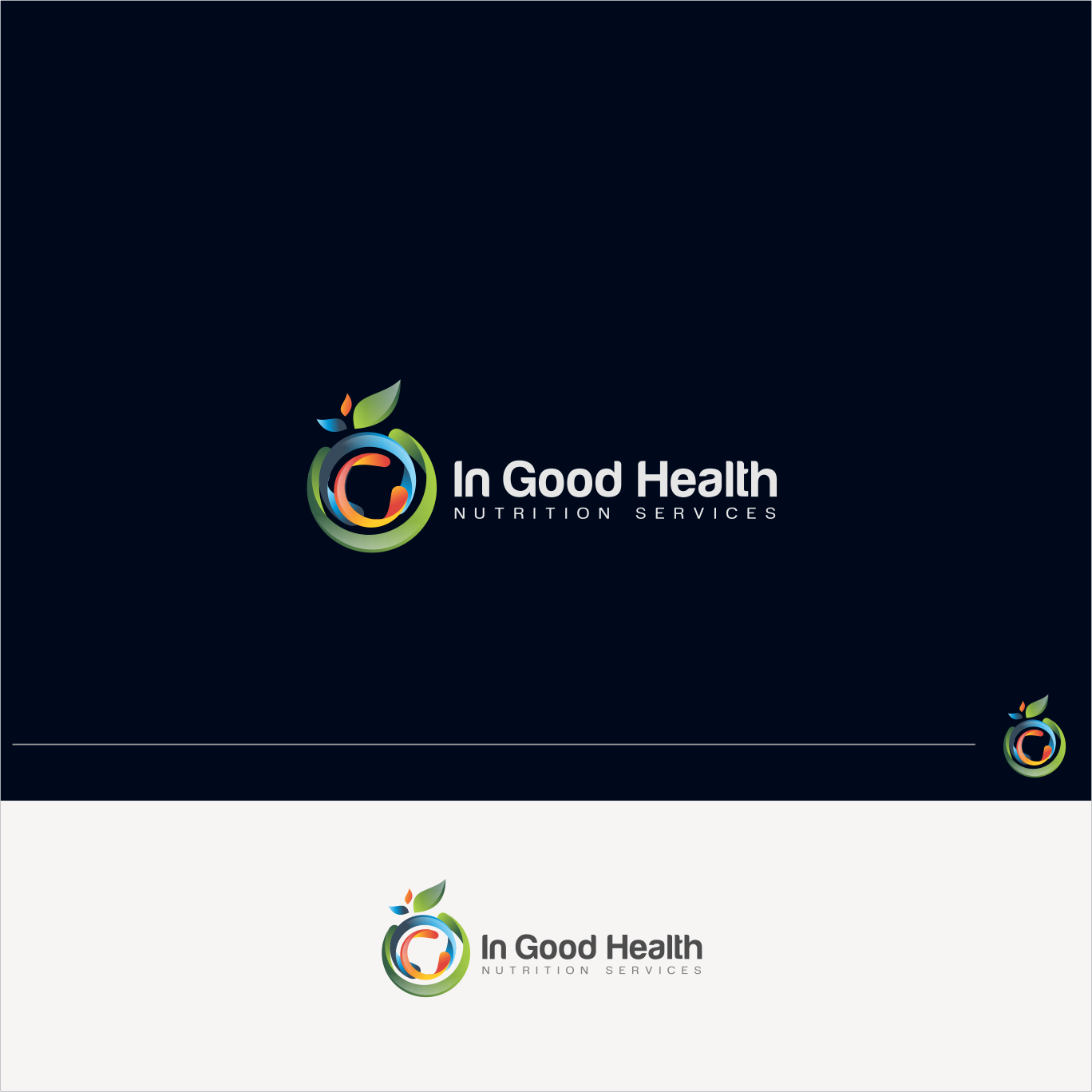 Logo-Design von artswolf für In Good Health Nutrition Services | Design #11752061