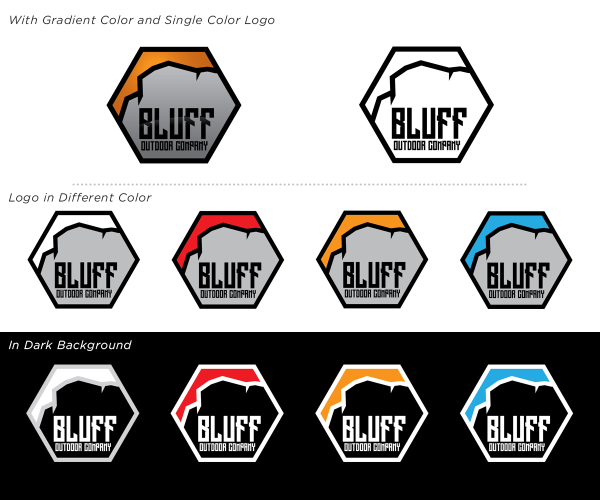 Logo Design by Professor P for Bluff Outdoor Company | Design #11620292