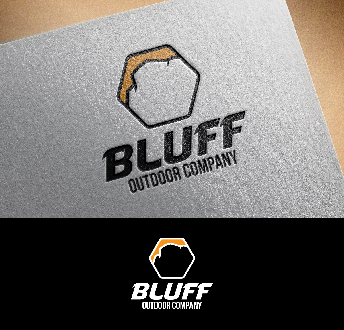 Logo-Design von Professor P für Bluff Outdoor Company | Design #11634015