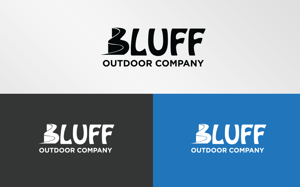 Logo Design by Grafactory for Bluff Outdoor Company | Design #11638714