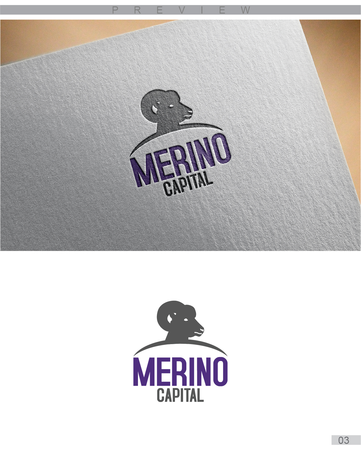 Logo Design by 3Guys for Merino Capital | Design #11627013