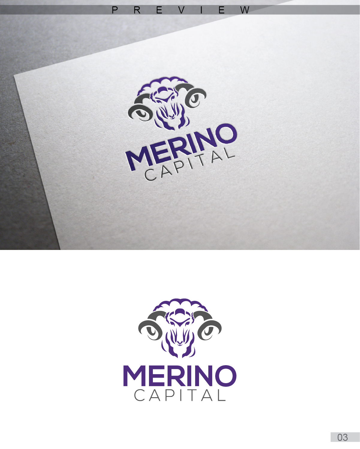 Logo Design by 3Guys for Merino Capital | Design #11642601