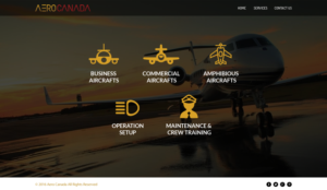 Web Design par Ayesha Khan pour AeroCanada | Design : #12405099