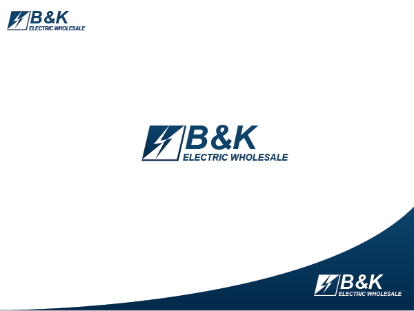 Logo Design by Anhlee for B&K Electric Wholesale | Design #514207