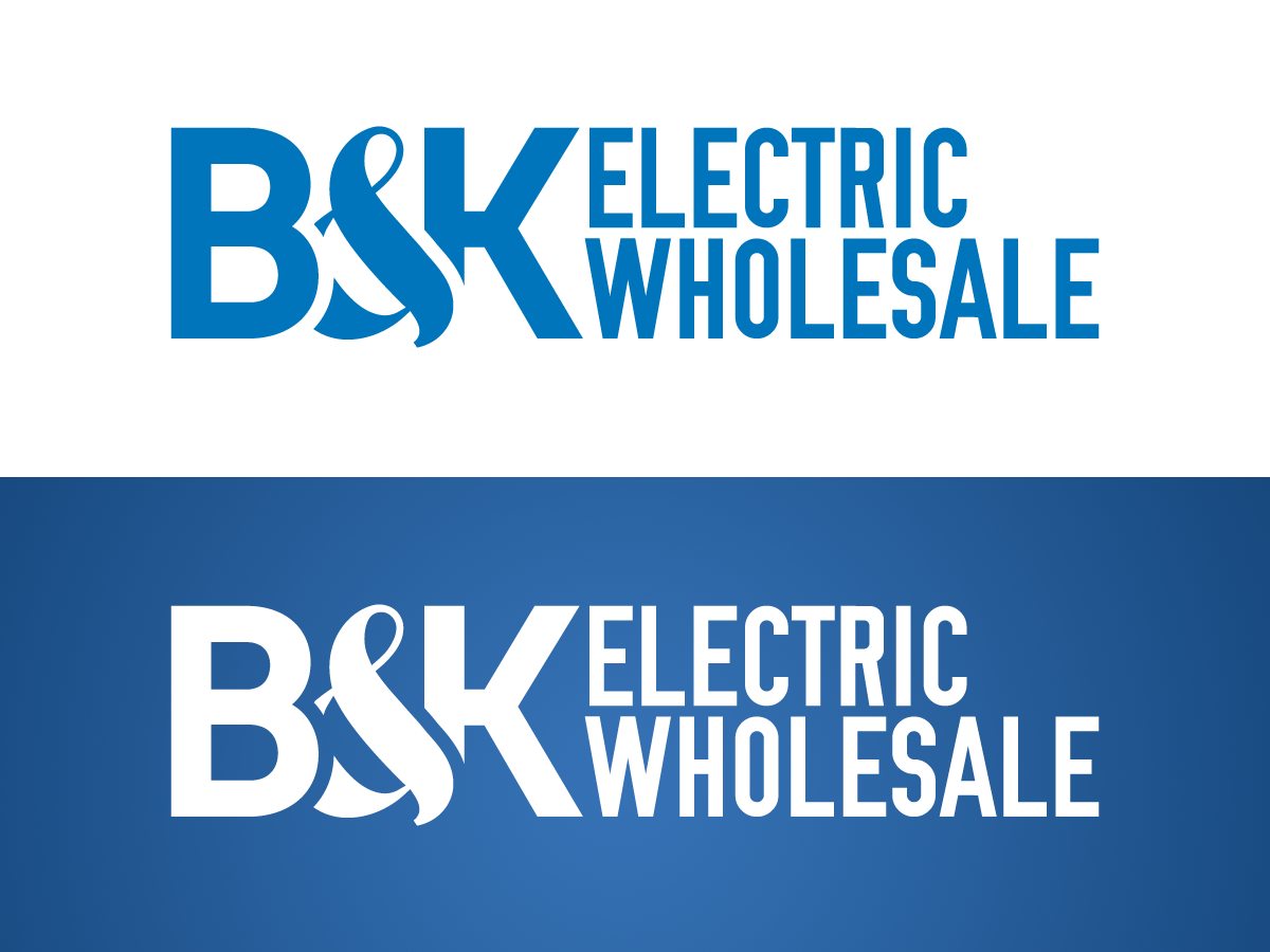 Logo Design by Svenska Arbetsplatsen for B&K Electric Wholesale | Design #488746