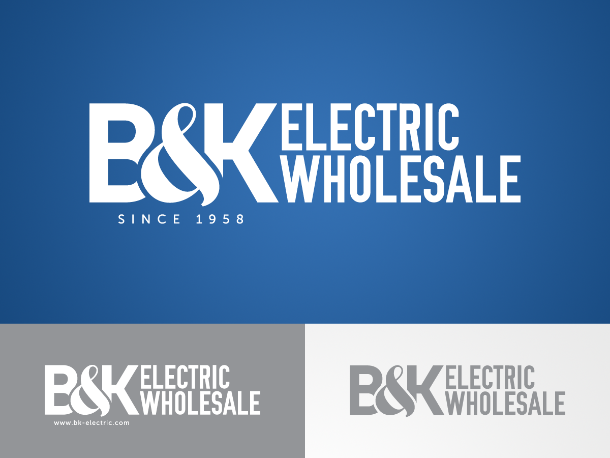 Logo Design by Svenska Arbetsplatsen for B&K Electric Wholesale | Design #488751