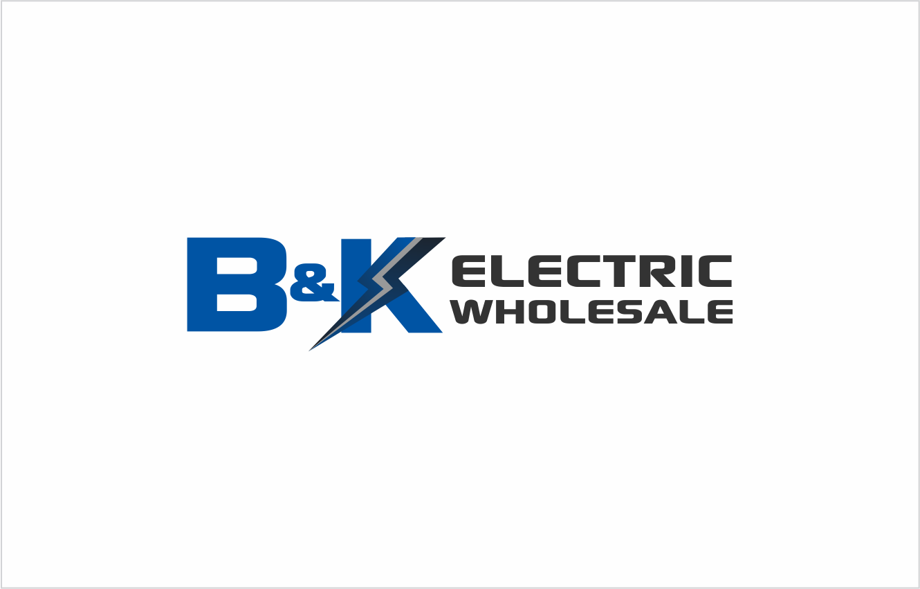 Logo Design by CreativeIyke for B&K Electric Wholesale | Design #489627